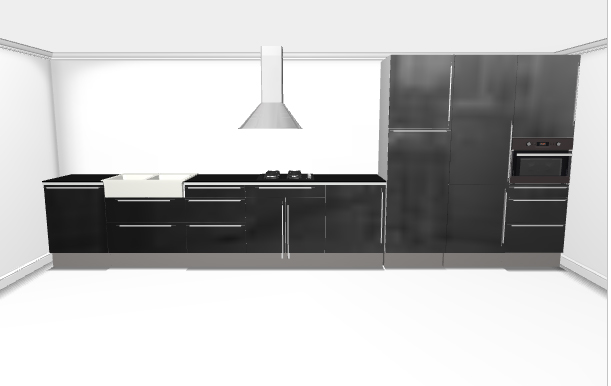 Fonkelnieuw Zwarte Ikea Keuken – villavlusch ZM-26